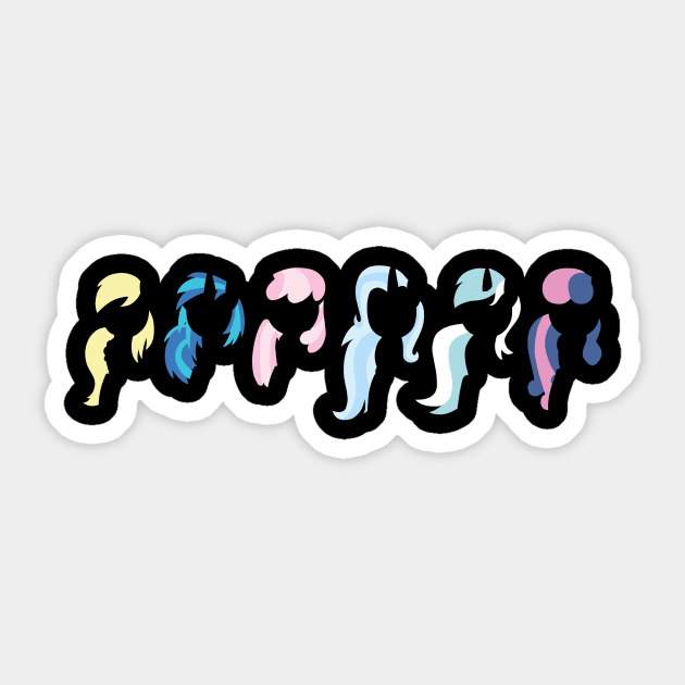 Fan Favorite Ponies Sticker by escaramaridesigns